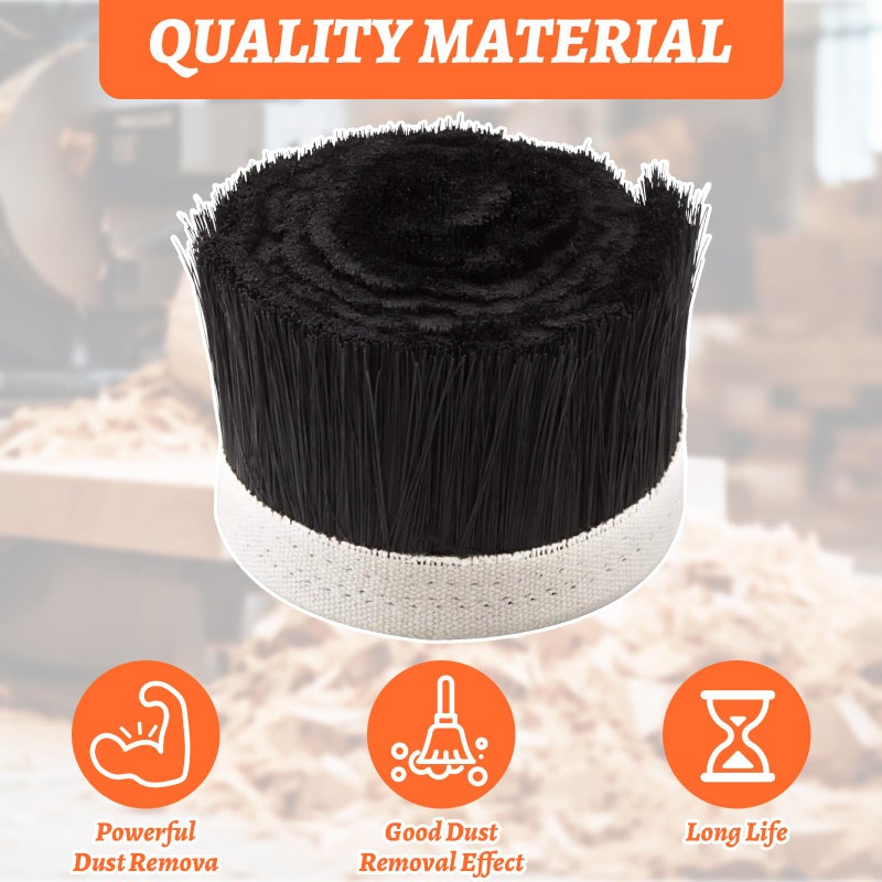 STARVAST 100mm Dust Shoe Brush, STARVAST CNC Vacuum Brush for Vacuum Cleaner Engraving Machine Dust Cover Work on CNC Router Spindle Motor - Image 3